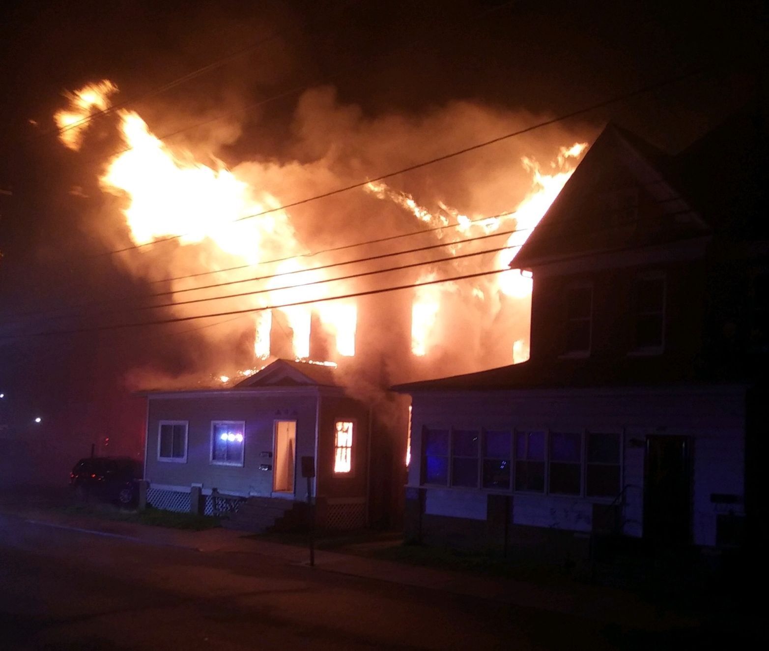 High Street house fire